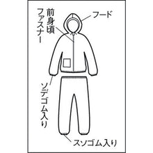 Load image into Gallery viewer, Protective Clothes(Made of Dupont[[TMU]]Tyvek[[RU]])  DPM-501 L  TRUSCO
