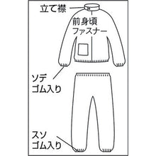Load image into Gallery viewer, Protective Clothes(Made of Dupont[[TMU]]Tyvek[[RU]])  DPM502-XL  TRUSCO
