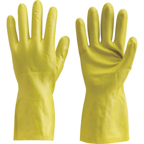 Natural Rubber Gloves  DPM-5497-G-L  TRUSCO