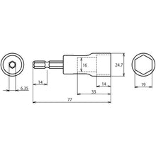 Load image into Gallery viewer, Electric Dollar Socket  DS19SS  LOBSTER
