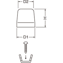 Load image into Gallery viewer, Square Door Stopper  DS2015-BK  TRUSCO
