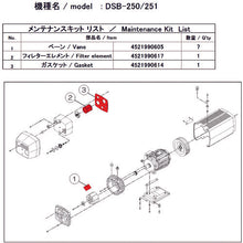 Load image into Gallery viewer, Maintenance Kit for Vacuum Pump   DSB-251 MAINTENANCEKIT  ULVAC
