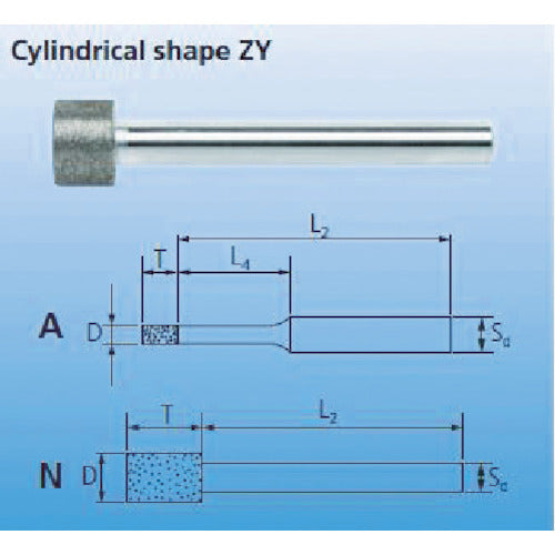 Diamond Internal Bur  DZY-A1.0-257890  PFRED