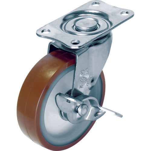 Nylon Wheel Urethane Caster(E Series)  E-75URS  YUEI