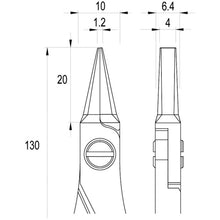 Load image into Gallery viewer, ESD High Precision Pliers  ES6011.CR.BG.IT  idealtek
