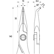 Load image into Gallery viewer, ESD High Precision Pliers  ES6023B.CR.BG.IT  idealtek
