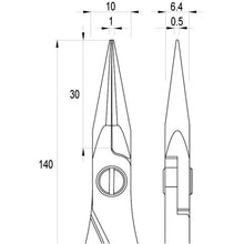 Load image into Gallery viewer, ESD High Precision Pliers  ES6023.CR.BG.IT  idealtek
