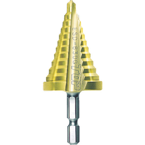 Hexagonal Shank Step Drill  ESD-412G  TOP