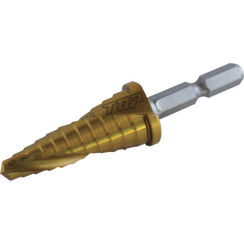 Hexagonal Shank Spiral Step Drill  ESD-616SG  TOP