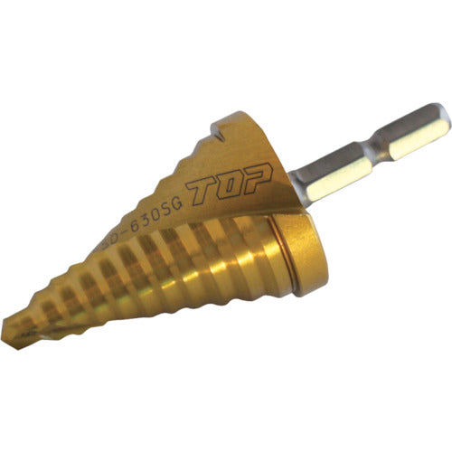 Hexagonal Shank Spiral Step Drill  ESD-630SG  TOP