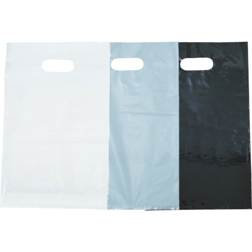 Color Thick Plastic Shopping Bag  F3045BK  TRUSCO