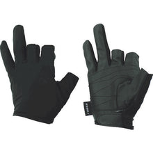 Load image into Gallery viewer, Synthetic Leather Gloves 3Fingerless  FB-62-BK-M  OTAFUKU
