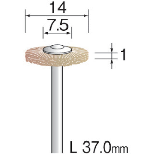 Bristle Brushes (Wheel)  FC1131  Minimo