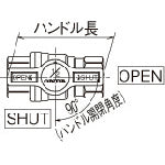 Load image into Gallery viewer, Ball Valve FF Series Full Bored T-Shaped Handle Type  FF-T25  ONDA MFG
