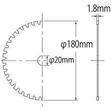 Load image into Gallery viewer, Carbide Tipped Saws  FK180  LOBSTER
