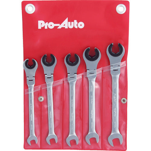 Flare Nut Flex Gear Wrench Set  FNFG-5SP  Pro-Auto