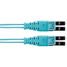 Load image into Gallery viewer, OM3 2 Fiber 1.6mm Jacket Patch cord Riser LC Push-Pull to LC Push-Pull  FX2ERQ1Q1SNM001  PANDUIT
