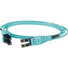 Load image into Gallery viewer, OM3 2 Fiber 1.6mm Jacket Patch cord Riser LC Push-Pull to LC Push-Pull  FX2ERQ1Q1SNM002  PANDUIT
