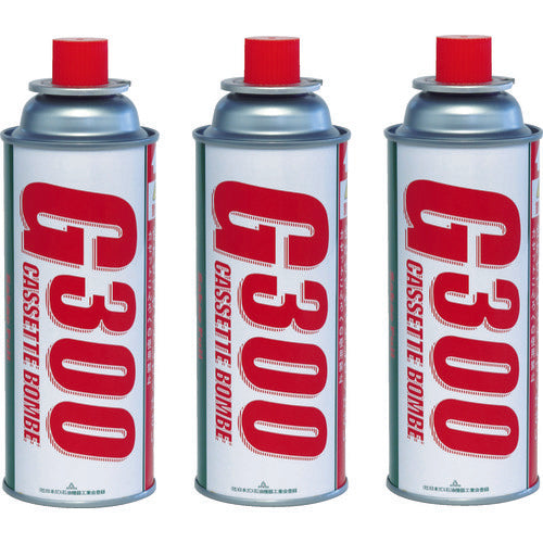 Gas Bottle 3piece Pack  G300(3P)  SAKAE FUJI