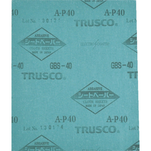 Abrasive Cloth Sheet  4989999366556  TRUSCO