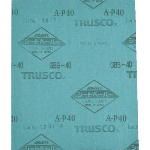 Abrasive Cloth Sheet  4989999181166  TRUSCO