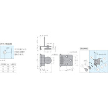 Load image into Gallery viewer, Stainless Glass Hinge  170-083-530  SUGATSUNE
