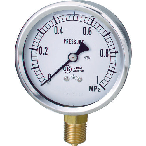 Multi Purpose Pressure Gauge Model A in Glycerin  GLT-21-0.1MP  MIGISHITA