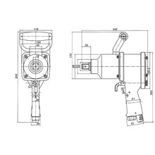 Load image into Gallery viewer, Air Impact Wrench Light Weight Series  GT-2500PF  VESSEL
