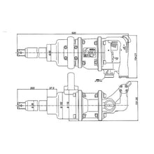 Load image into Gallery viewer, Air Impact Wrench Light Weight F Series  GT3800LX  VESSEL
