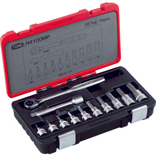 Hexagon Socket Wrench Set  H4100MP  TONE