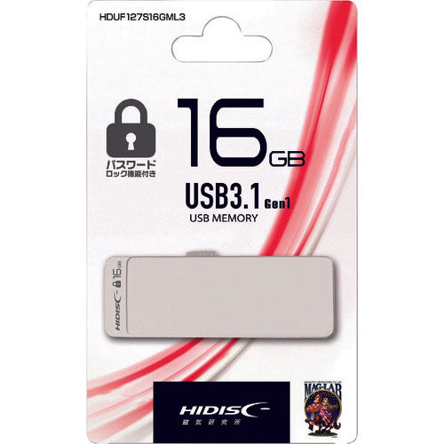 Password USB Memory  HDUF127S16GML3  HI-DISC