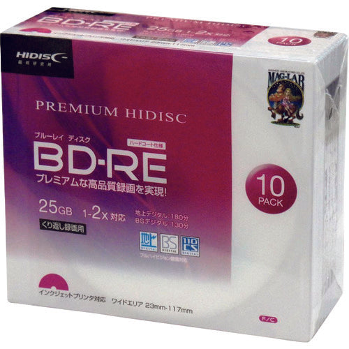 BD-RE  HDVBE25NP10SC  HI-DISC