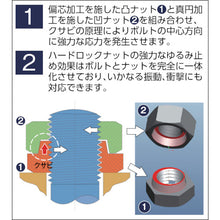 Load image into Gallery viewer, Hexagon Nut Hard Lock Nut Standard  HLN-R-5C-01-3Y  HARDLOCK
