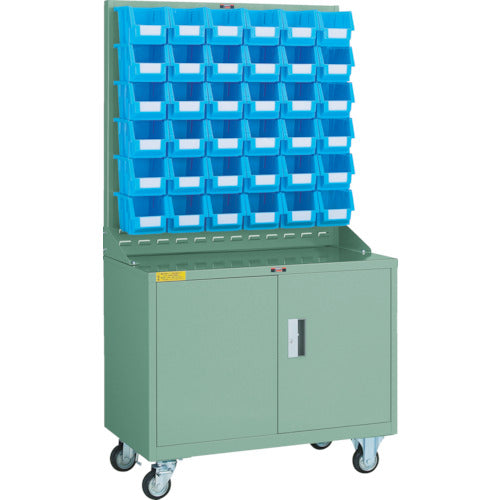 Panel Container Rack (Mobile Storage Cabinets type)  HT-0936N-C  TRUSCO