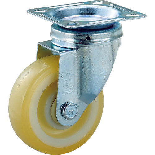 High Tensile Strength Steel Caster Urethane Wheel  HTTUJ-100A  TRUSCO