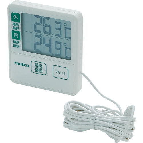 Indoor/Outdoor Digital Thermometer  IOT-2070  TRUSCO