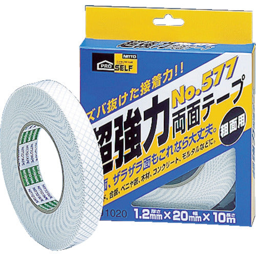 Hyper-Strong Double-Coated Adhesive Tape for Rough Surface  J1020  NITOMS