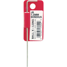 Load image into Gallery viewer, Ball End L-Wrench Set and Singles Brite Guard[[TMU]]  JB1.5MM  BONDHUS
