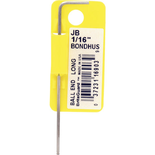 Ball End L-Wrench  16903  BONDHUS