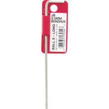 Load image into Gallery viewer, Ball End L-Wrench Set and Singles Brite Guard[[TMU]]  JB2.5MM  BONDHUS
