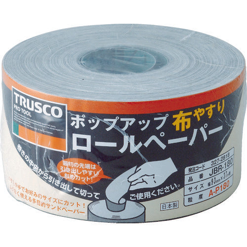 Abrasive Cloth Roll(93mmX37m Rolls)  4989999181890  TRUSCO