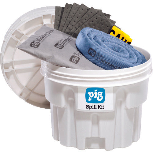 PIG[[RU]] Spill Kit in 20-Gallon Overpack Salvage Drum  KIT211  pig