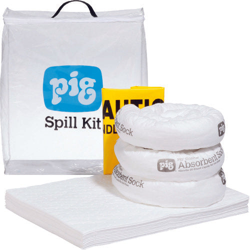 Pig[[RU]] Oil-Only Spill Kit in See-Thru Bag  KIT470  pig