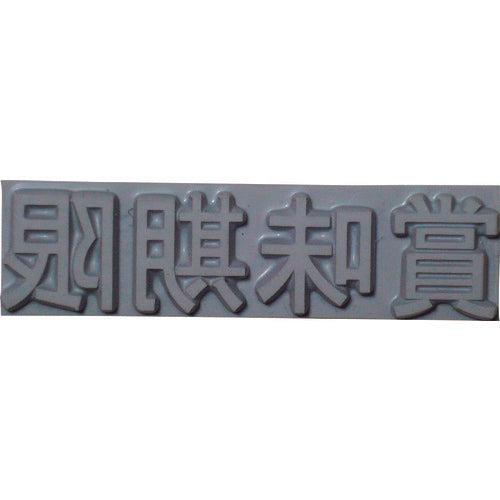 Rubber Type for Flat Stamp  KJ-A-T081  TECHNOMARK