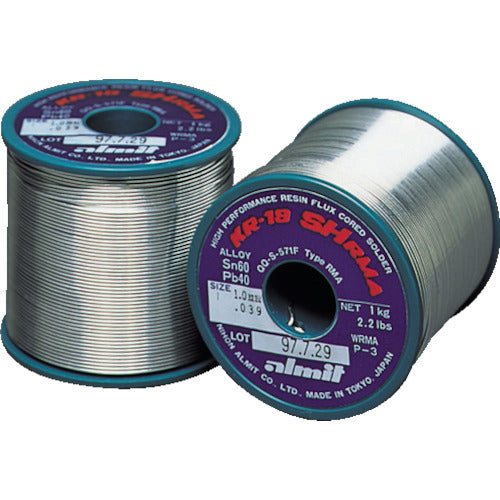 Resin Flux Cored Solder  KR19SHRMA-SN60-P-3-0.5MM  ALMIT