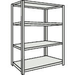 Load image into Gallery viewer, Light-Duty Open Shelving (Height:1200mm)  L43V-14  TRUSCO
