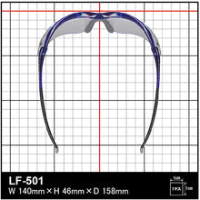 Load image into Gallery viewer, Safety Glasses  LF-501 JIS PET-AF CBL   YAMAMOTO
