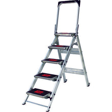Load image into Gallery viewer, Aluminum Foldable Working Step-Stool SAFETY STEP  LG-10510B  HASEGAWA
