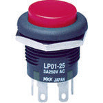 Pushbutton Switch  LP01-25CCKNS1R  NKK SWITCHES