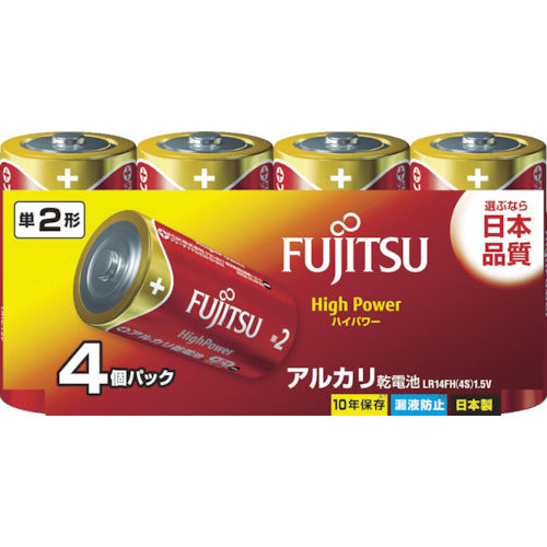 Alkaline Dry-cell Battery  LR14FH(4S)  FUJITSU